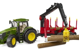 Traktor John Deere 7R 350 sa prikolicom