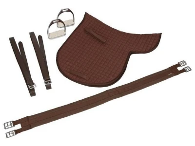 Sedlo za konje braon Haflinger komplet 17,5"