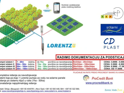 Navodnjavanje SOLARNO Lorentz (Nemacka)