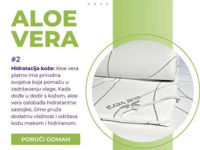 Aloe vera nadddušeci - Spavajte sa udobnošću