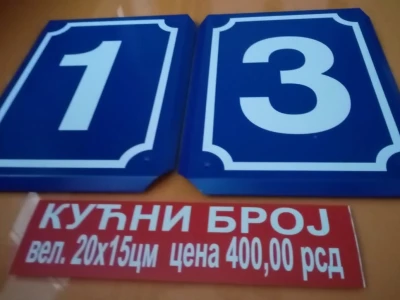 Mi pravimo table za adresni registar/ standard
