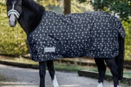 Prekrivač za konje vodootporan zimski teget 165/115cm Lucky