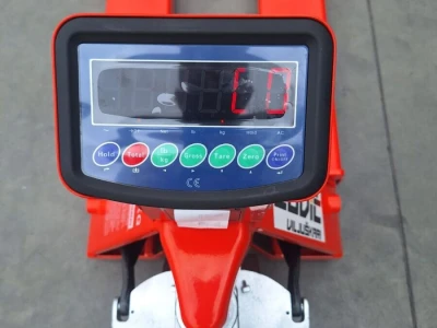 Ručni paletar sa vagom Staxx WH-30ES-P, 3 t — ugrađeno merilo i štampač