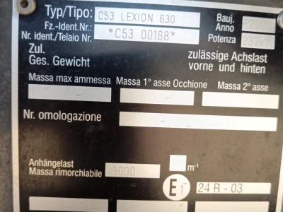 Claas Lexion 630