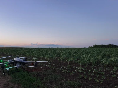 Kako izgleda prskanje dronom?