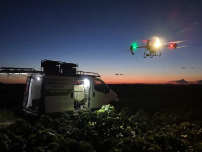 Kako izgleda prskanje dronom?