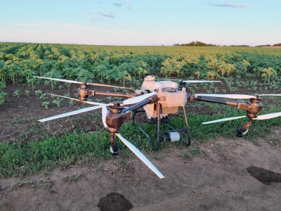 Kako izgleda prskanje dronom?