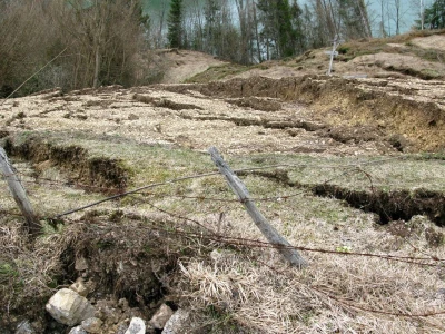 Kliziste usled pražnjenja jezera