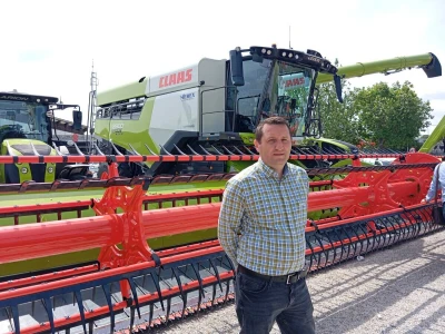 Kombajn Claas lexion -  najveća mašina na Poljoprivrednom sajmu