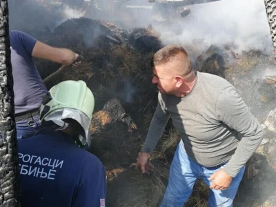 Požar u selu Jasen