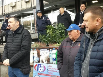 Protest ispred Ministarstva poljoprivrede