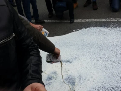 Protest ispred Ministarstva poljoprivrede