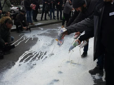 Protest ispred Ministarstva poljoprivrede