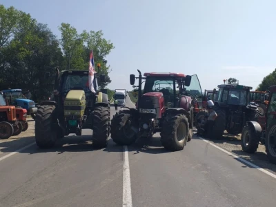 Protest poljoprivrednika kod Batočine
