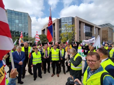 Protest u Bruxellesu