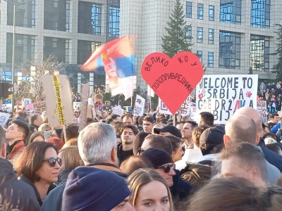 Protest u Novom Sadu, blokada mostova