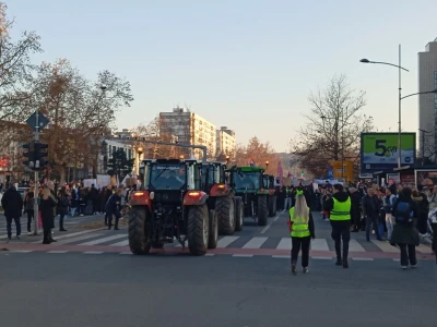 Protest u Novom Sadu, blokada mostova
