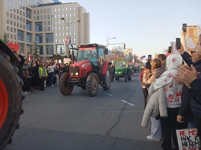 Protest u Novom Sadu, blokada mostova