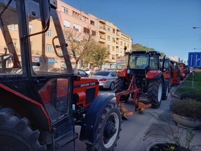 Protest u Novom Sadu ispred Banovine (16.11.2023.)
