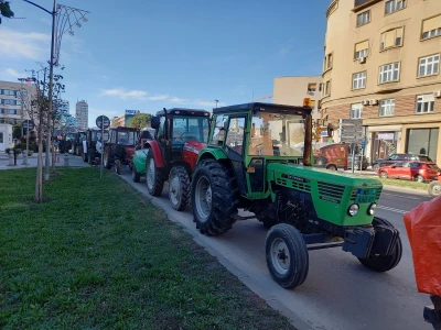 Protest u Novom Sadu ispred Banovine (16.11.2023.)