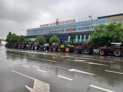 Protesti, maj 2023. (Sajam) - Kiša