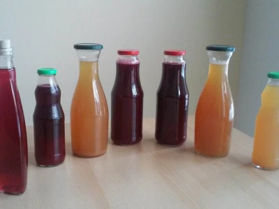 Sokovi i rakija od maline