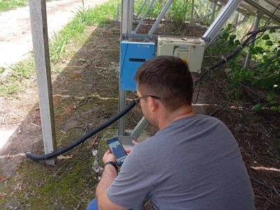Solarni paneli - navodnjavanje trešanja