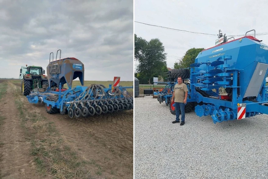 Sejalica Lemken i Željko Per&scaron;a