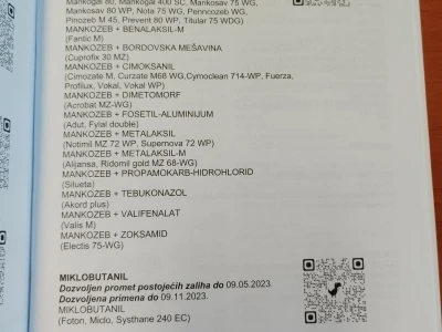 Zabranjene aktivne materije u zaštiti bilja
