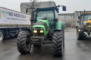 Traktorima blokirali granicu zbog EU-Merkosur sporazuma i uvoza iz Ukrajine