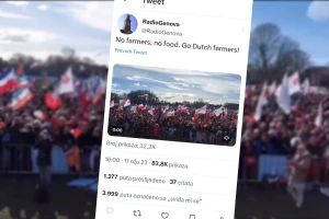 Najavili protest od 100.000 poljoprivrednika, došlo ih "samo" 25.000