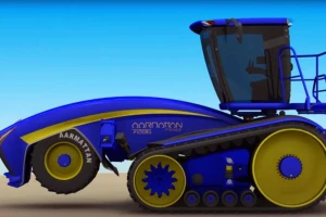 Traktor s jednim točkom i gusenicama - da li je ovo dizajn budućnosti?