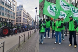 Poljoprivrednici blokirali ulice u Briselu: Dosta je obmana i zavaravanja!